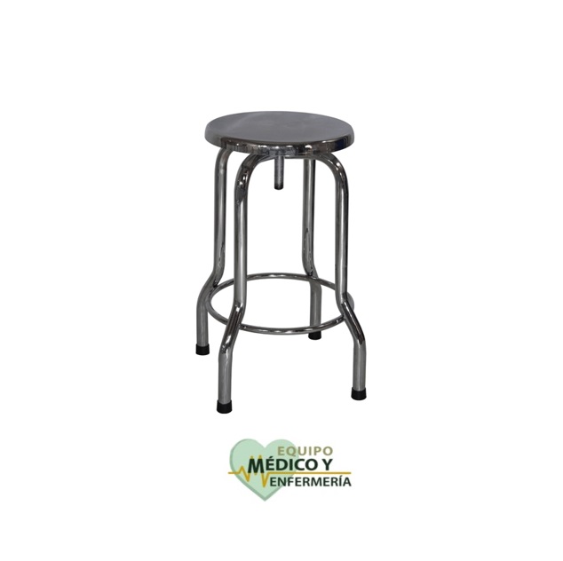 Banco Giratorio Cromado