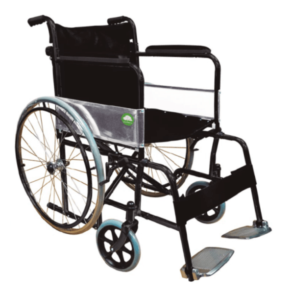 Silla de Ruedas 18" Respaldo Plegable
