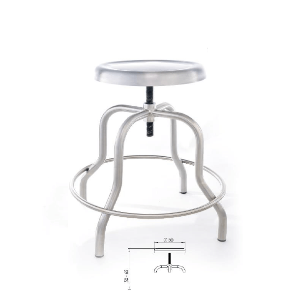 Banco de Consultorio de Acero Inoxidable CIIASA