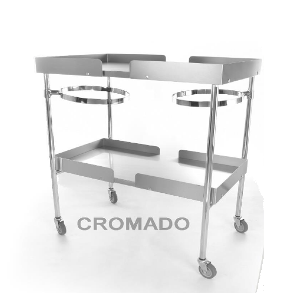 Carro para Curaciones Cromado Clase T CIIASA