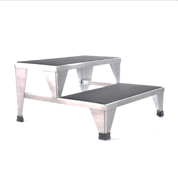 Banqueta Dos Peldaños Inoxidable CIIASA