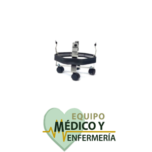 Porta Cubeta de Acero Inoxidable Mobiliario Médico EME